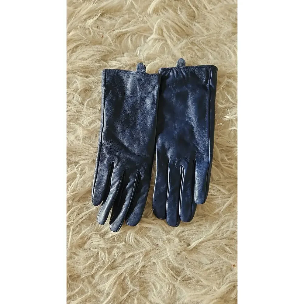 Geniune Leather - Real fur women's gloves - Picture 4 of 5